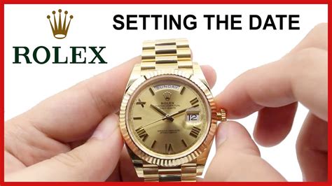 change rolex time|Rolex setting date and time.